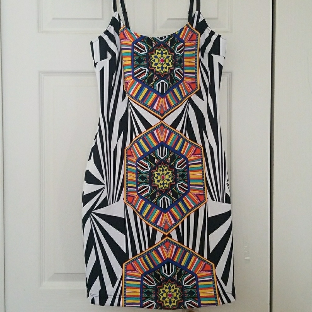 NEW!!! Black and White/Multi-Color Dress!